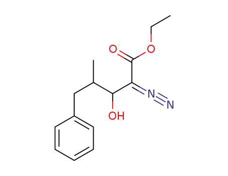 ethyl 2-diazo-3-hydroxy-4-methyl-5-phenylpentanoate