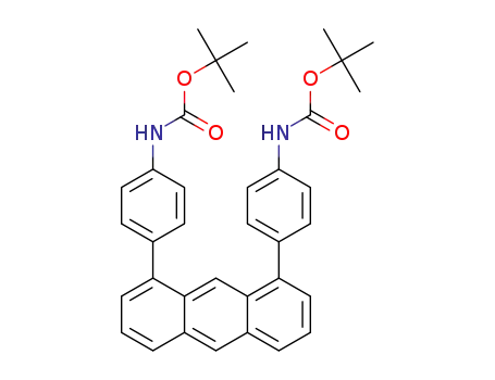tert-butyl 4,4'-(anthracene-1,8-diyl)bis(4,1-phenylene)dicarbamate