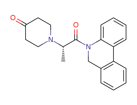 (S)-1-(1-oxo-1-(phenanthridin-5(6H)-yl)propan-2-yl)piperidin-4-one