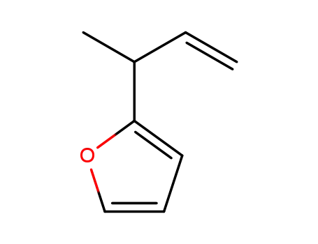 Molecular Structure of 61503-24-0 (Furan, 2-(1-methyl-2-propenyl)-)