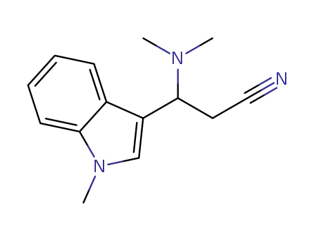 3-(dimethylamino)-3-(1-methyl-1H-indol-3-yl)propanenitrile