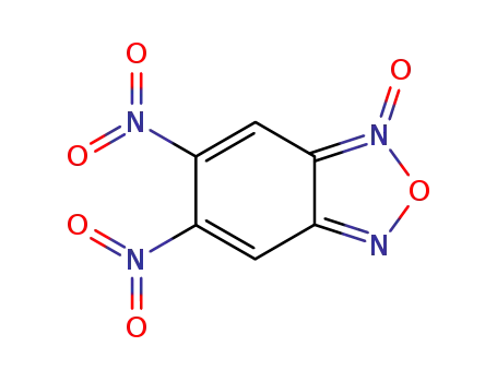 Molecular Structure of 3524-09-2 (2,1,3-Benzoxadiazole, 5,6-dinitro-, 1-oxide)