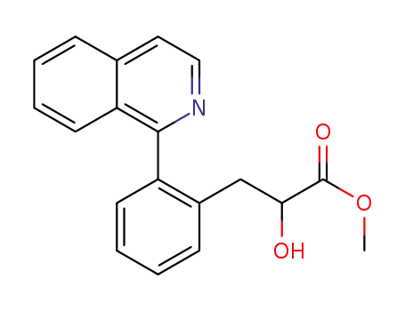 methyl 2-hydroxy-3-(2-(isoquinolin-1-yl)phenyl)propanoate