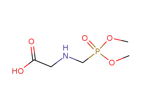 Molecular Structure of 65886-96-6 (Glycine, N-[(dimethoxyphosphinyl)methyl]-)