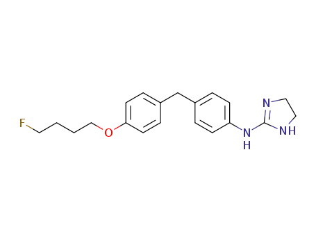 N-(4-(4-(4-fluorobutoxy)benzyl)phenyl)-4,5-dihydro-1H-imidazol-2-amine