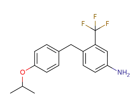 4-(4-isopropoxybenzyl)-3-(trifluoromethyl)aniline
