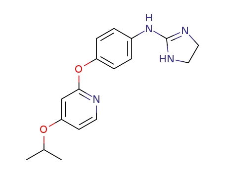 1-(4-((4,5-dihydro-1H-imidazol-2-yl)amino)benzyl)-4-isopropoxypyridin-2(1H)-one