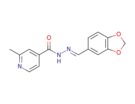 2-methyl-isonicotinic acid piperonylidenehydrazide