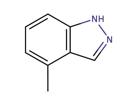 Molecular Structure of 3176-63-4 (4-METHYL (1H)INDAZOLE)