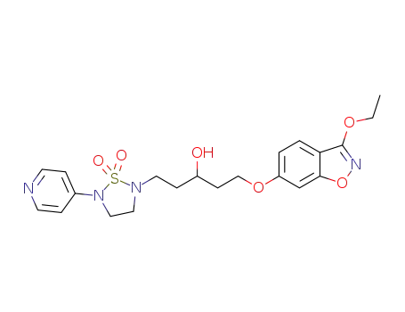 2-(5-((3-ethoxybenzo[d]isoxazole-6-yl)oxy)-3-hydroxypentyl)-5-(pyridin-4-yl)-1,2,5-thiadiazolidine-1,1-dioxide