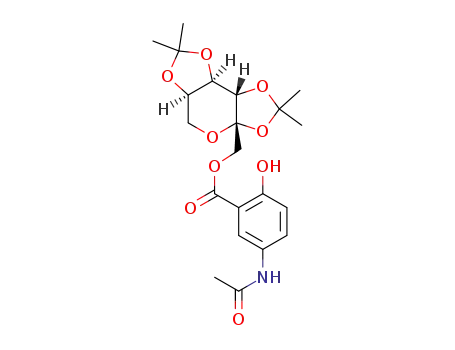 1-O-[5-(acetylamino)-2-hydroxybenzoyl]-2,3:4,5-di-O-isopropylidene-D-fructopyranose