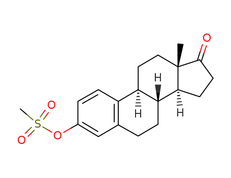 (8S,9S,13S,14S)-13-methyl-3-methylsulfonyloxy-7,8,9,11,12,14,15,16-octahydro-6H-cyclopenta[a]phenanthren-17-one cas  3381-23-5