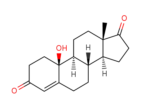 Molecular Structure of 5189-96-8 (10β-hydroxyestr-4-ene-3,17-dione)