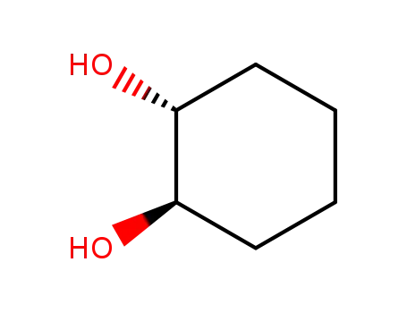 Molecular Structure of 1460-57-7 (trans-1,2-Cyclohexanediol)