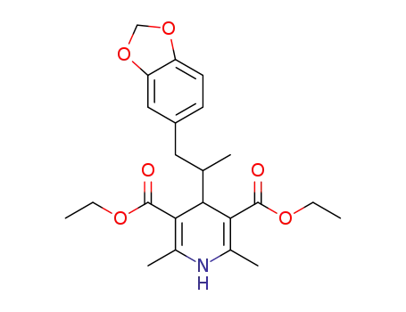 diethyl 4-(1-(benzo[d][1,3]dioxol-5-yl)propan-2-yl)-2,6-dimethyl-1,4-dihydropyridine-3,5-dicarboxylate