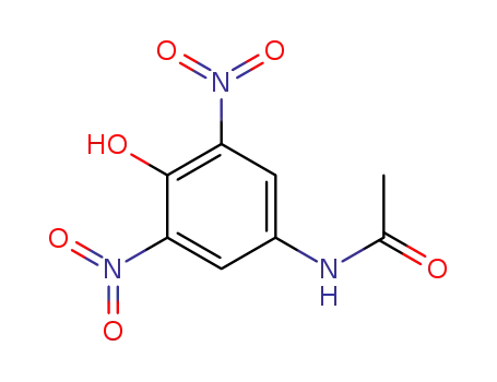 Molecular Structure of 118828-85-6 (N-(4-hydroxy-3,5-dinitrophenyl)acetamide)