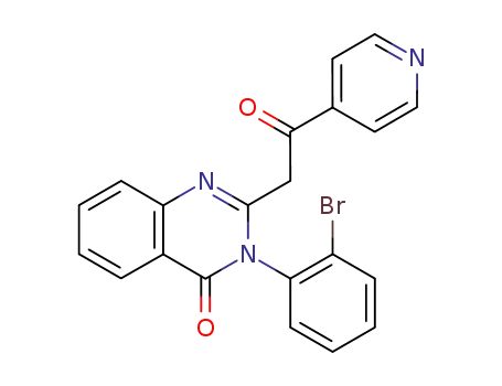 3-(2-Bromo-phenyl)-2-(2-oxo-2-pyridin-4-yl-ethyl)-3H-quinazolin-4-one