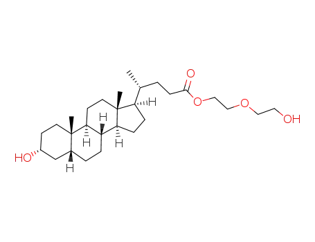 2-(2-hydroxyethoxy)ethyl (R)-4-((3R,5R,8R,9S,10S,13R,14S,17R)-3-Hydroxy-10,13-dimethylhexadecahydro-1H-cyclopenta[a]phenanthren-17-yl)pentanoate