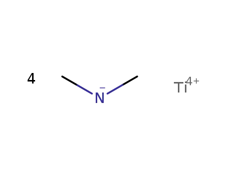 Molecular Structure of 3275-24-9 (TETRAKIS(DIMETHYLAMINO)TITANIUM)