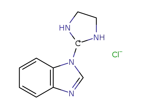 C10H11N4(1+)*Cl(1-)