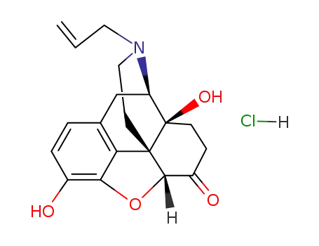 Molecular Structure of 357-08-4 (Naloxone hydrochloride)