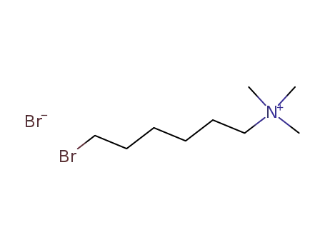 Molecular Structure of 32765-81-4 (1-BROMO-6-(TRIMETHYLAMMONIUM)HEXYL BROMIDE)