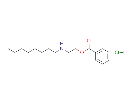 1-benzoyloxy-2-octylamino-ethane; hydrochloride