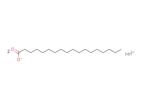 Molecular Structure of 3353-05-7 (MANGANESE STEARATE)