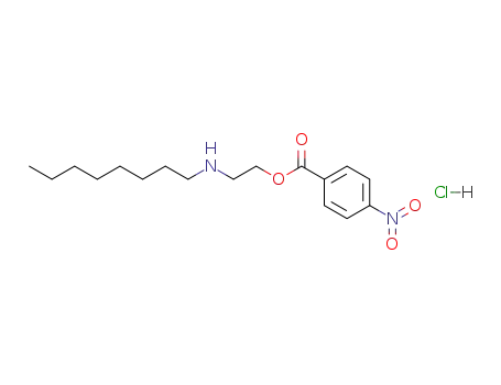 4-nitro-benzoic acid-(2-octylamino-ethyl ester); hydrochloride