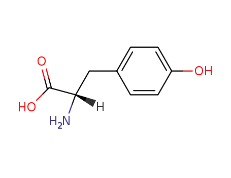 Molecular Structure of 60-18-4 (L-Tyrosine)
