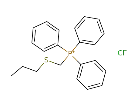 triphenyl-propylsulfanylmethyl-phosphonium; chloride