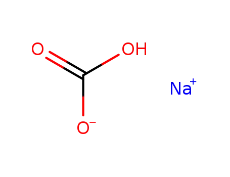Molecular Structure of 144-55-8 (Sodium bicarbonate)