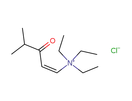 Triethyl-((Z)-4-methyl-3-oxo-pent-1-enyl)-ammonium; chloride