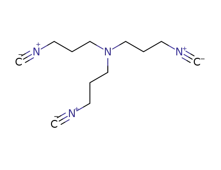 Molecular Structure of 2456-97-5 (1-Propanamine, 3-isocyano-N,N-bis(3-isocyanopropyl)-)