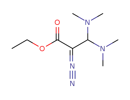 2-Diazo-3,3-bis-dimethylamino-propionic acid ethyl ester
