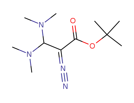 2-Diazo-3,3-bis-dimethylamino-propionic acid tert-butyl ester
