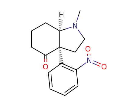 (3aS,7aR)-1-Methyl-3a-(2-nitro-phenyl)-octahydro-indol-4-one