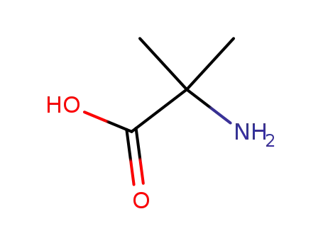 Molecular Structure of 62-57-7 (2-Aminoisobutyric acid)