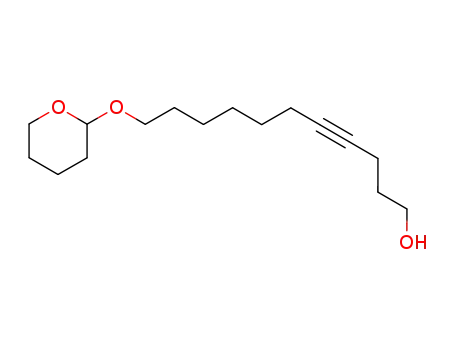 Molecular Structure of 94141-77-2 (4-Undecyn-1-ol, 11-[(tetrahydro-2H-pyran-2-yl)oxy]-)