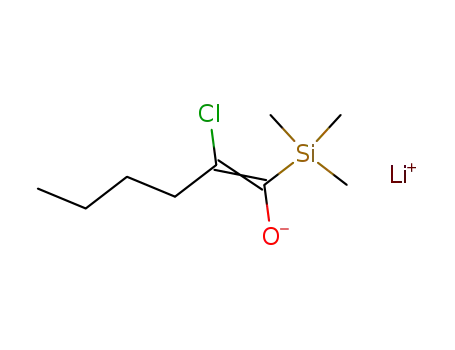 Lithium; (Z)-2-chloro-1-trimethylsilanyl-hex-1-en-1-olate