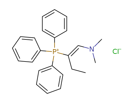 Phosphonium, [1-[(dimethylamino)methylene]propyl]triphenyl-, chloride