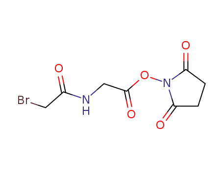 Molecular Structure of 93801-73-1 (Succinimidyl-2-(bromoacetamido)acetate)