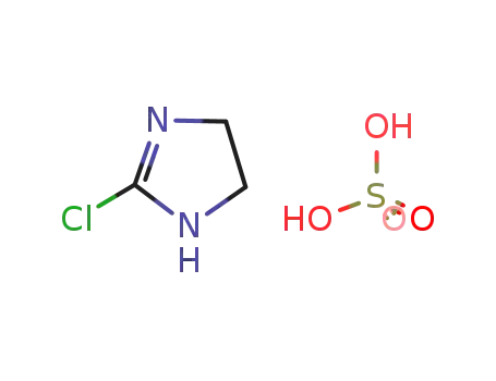 1H-Imidazole, 2-chloro-4,5-dihydro-, sulfate