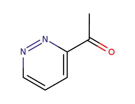 Molecular Structure of 1122-63-0 (Ethanone, 1-(3-pyridazinyl)- (9CI))