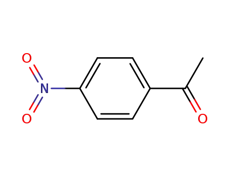Molecular Structure of 100-19-6 (4-Nitroacetophenone)