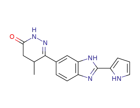 5-methyl-6-<2-(2-pyrrolyl)-5-benzimidazoyl>-2,3,4,5-tetrahydro-pyridazin-3-one