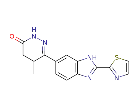 5-methyl-6<2-(2-thiazolyl)-5-benzimidazoyl>-2,3,4,5-tetrahydro-pyridazin-3-one