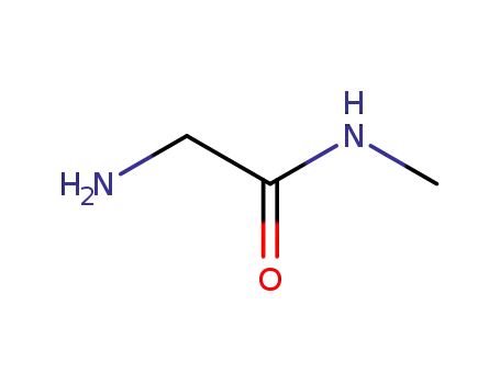 Molecular Structure of 22356-89-4 (2-Amino-N-methyl-acetamide)
