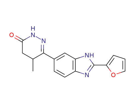 5-methyl-6-<2-(2-furyl)-5-benzimidazoyl>-2,3,4,5-tetrahydro-pyridazin-3-one