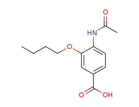 3-butoxy-4-acetylaminobenzoic acid